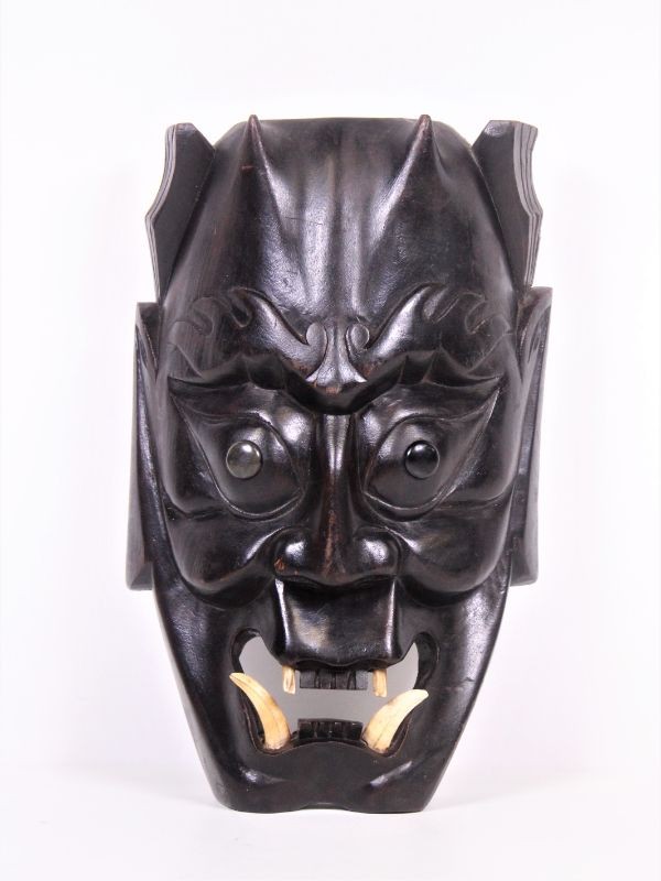 Houten demon masker (Aziatisch)
